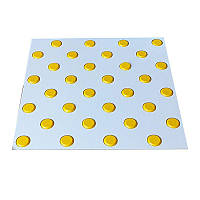 Трафарет з ДВП 400х400 для гнучких тактильних індикаторів "Конус"- ромб (без індикаторів) (323-5854)