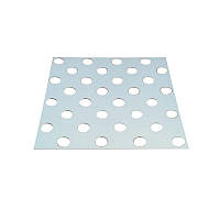 Трафарет з ДВП 410х410 для метал. тактильних індикаторів d36мм "Конус"- ромб (без індикаторів) (323-5852)