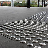 Тактильний індикатор металевий "Смуга" самоклеючий 5х35х280 мм (323-5803), фото 4