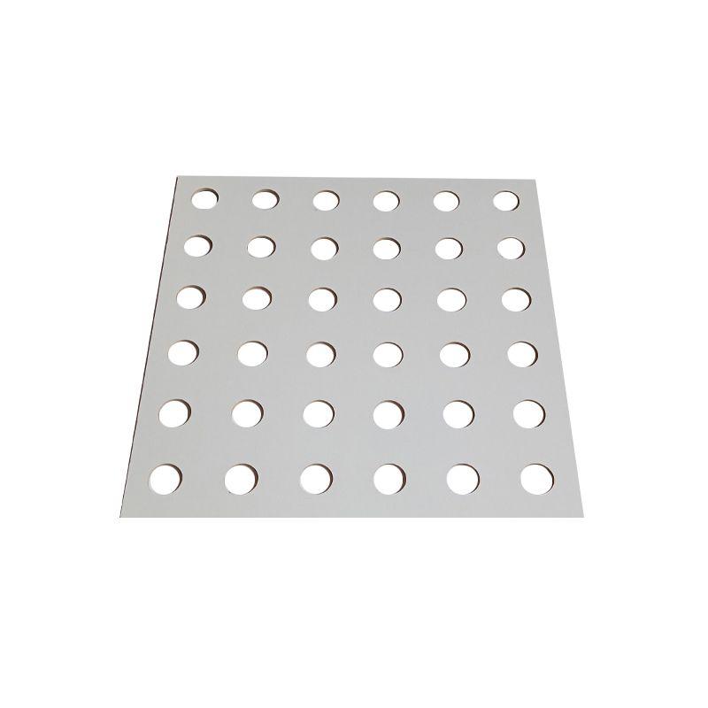 Трафарет з ДВП 410х410 для метал. тактильних індикаторів d36мм "Конус" (без індикаторів) (323-5850), фото 1