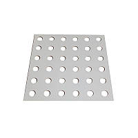 Трафарет з ДВП 410х410 для метал. тактильних індикаторів d36мм "Конус" (без індикаторів) (323-5850)