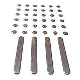 Тактильний індикатор металевий "Смуга" самоклеючий 5х35х280 мм (323-5803), фото 5