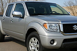 Накладки на дзеркала (2 шт, нерж.) для Suzuki Equator 2009- рр