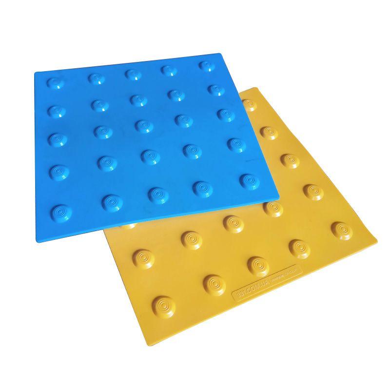 Тактильна плитка поліуретанова "Конус" 400х400х3 (синя) (323-5828), фото 1