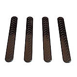 Тактильний індикатор "Смуга" самоклеючий 280 мм (чорний) (1шт) (323-5810), фото 3