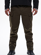 Карго штани з софтшелу "Варріор", хакі
