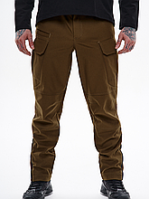 Карго штани з софтшелу "Варріор", койот