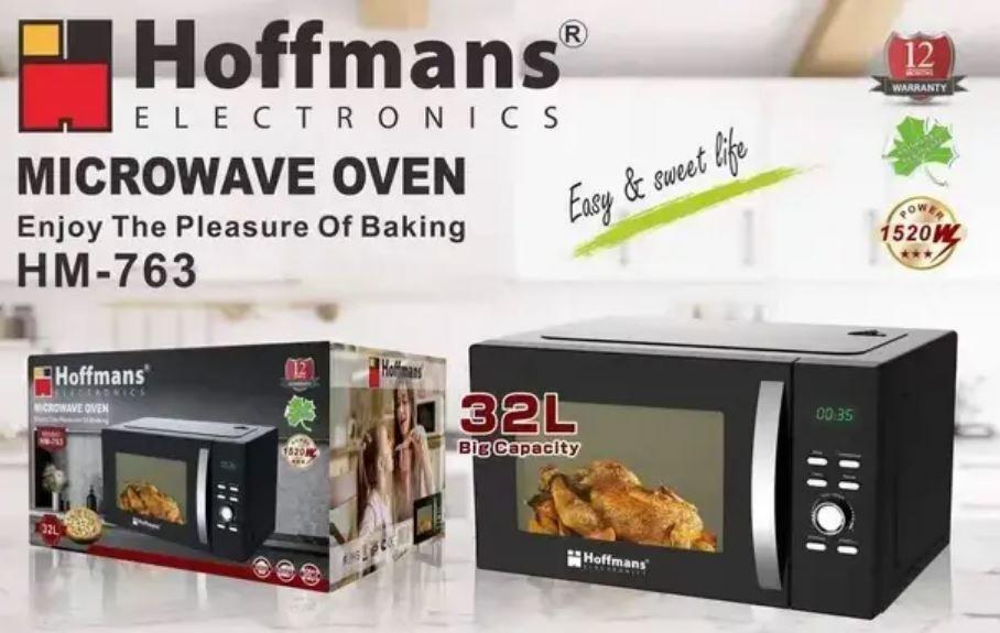 Мікрохвильова піч Hoffmans HM-763 1520 Вт, 32 л, з механічним керуванням