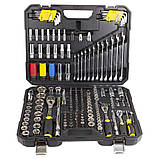 Набір насадок торцевих і біти 1⁄4" 3⁄8" 1⁄2" 176 шт CrV SIGMA (6003821), фото 5