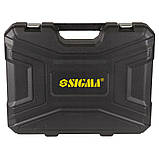 Набір насадок торцевих і біти 1⁄4" 3⁄8" 1⁄2" 176 шт CrV SIGMA (6003821), фото 7