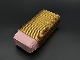 Форми для випічки з алюмінієвої фольги. 10х5,5х4см. Набір 50 шт. Колір рожево золотий.