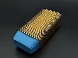 Форми для випічки з алюмінієвої фольги. 10х5,5х4см. Набір 50 шт. Колір синьо золотий.