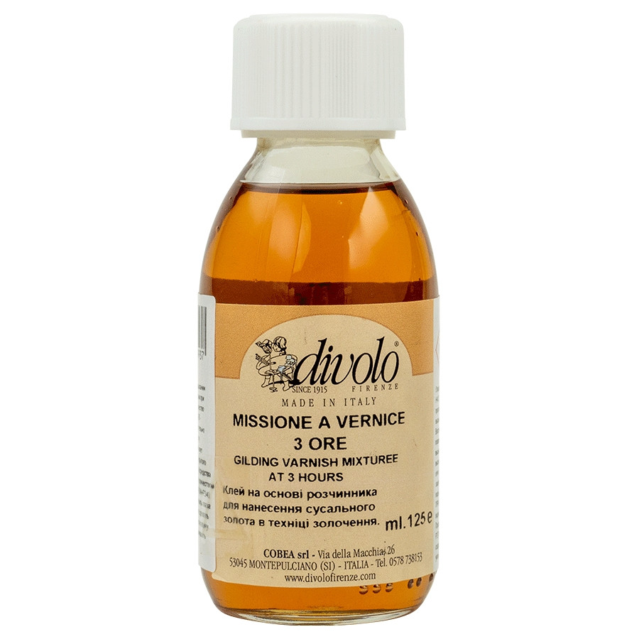 Клей (мікстіон) для поталі 3 години на олійній основі 125 мл Divolo, 669937, фото 1