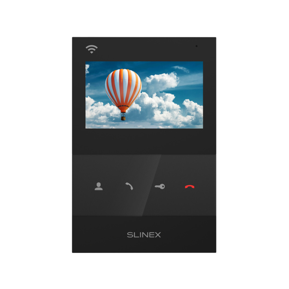 Відеодомофон Slinex SQ-04N Cloud black з Wi-Fi, детектором руху і записом відео, фото 1
