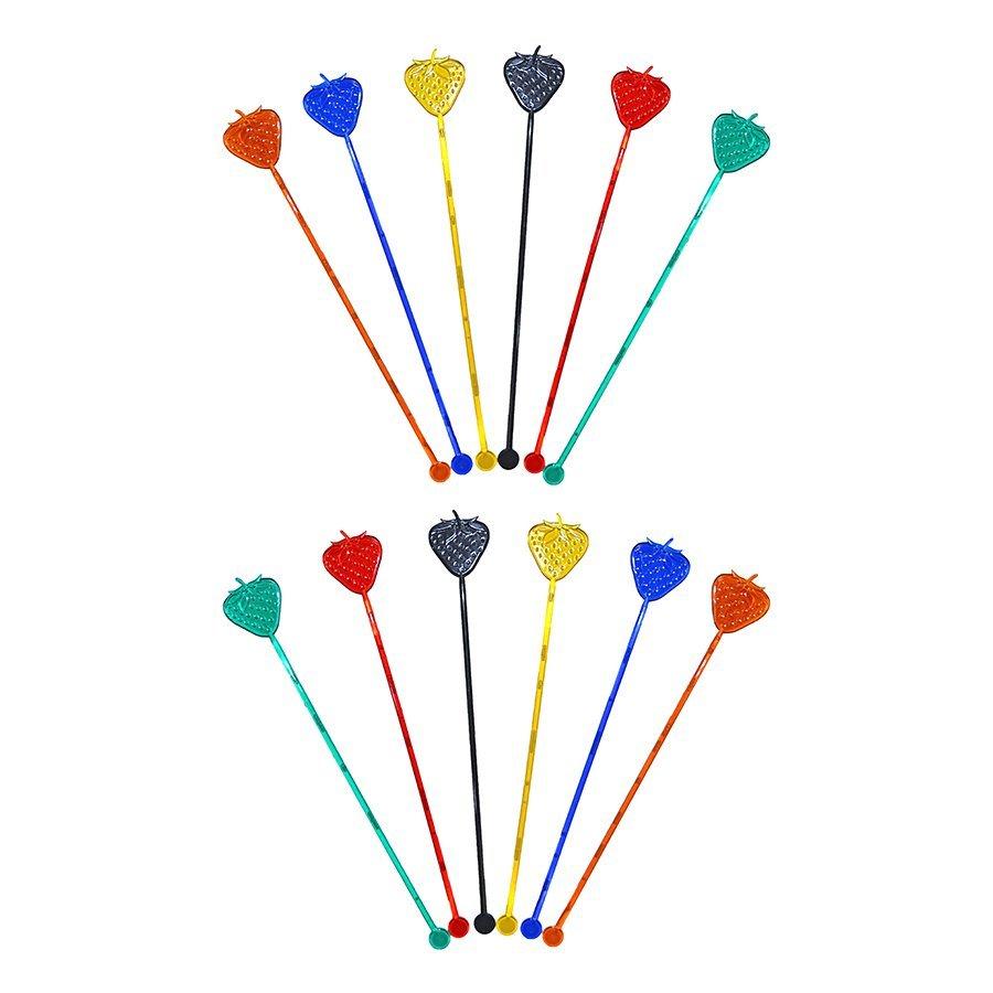 Мішалка для коктейлю Полуниця 12 од