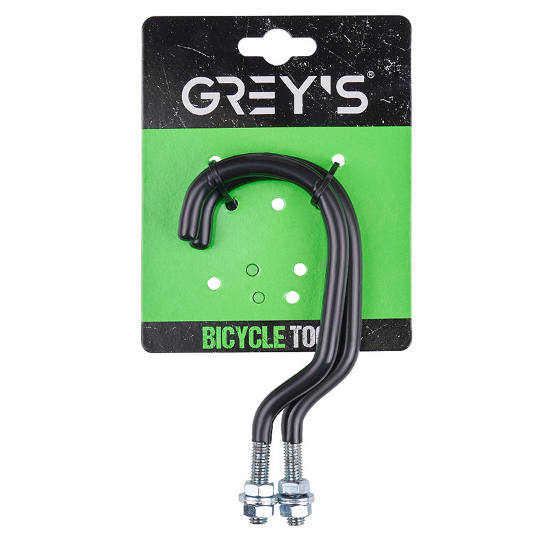 Кріплення велосипеда Grey's GR60130 гак 6мм під гайку пара, фото 1