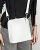 PODIUM Сумка Жіноча Класична шкіра ALEX RAI 33-8803 white, фото 7