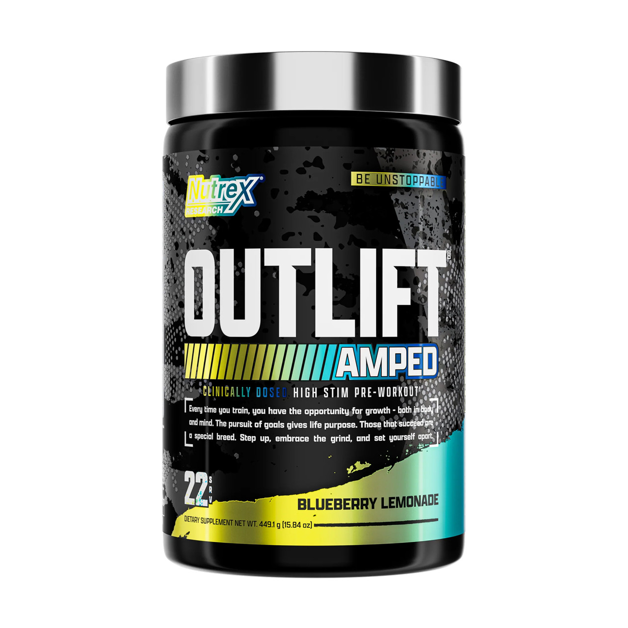 Outlift Amped 449.1g Blueberry Lemonade, фото 1