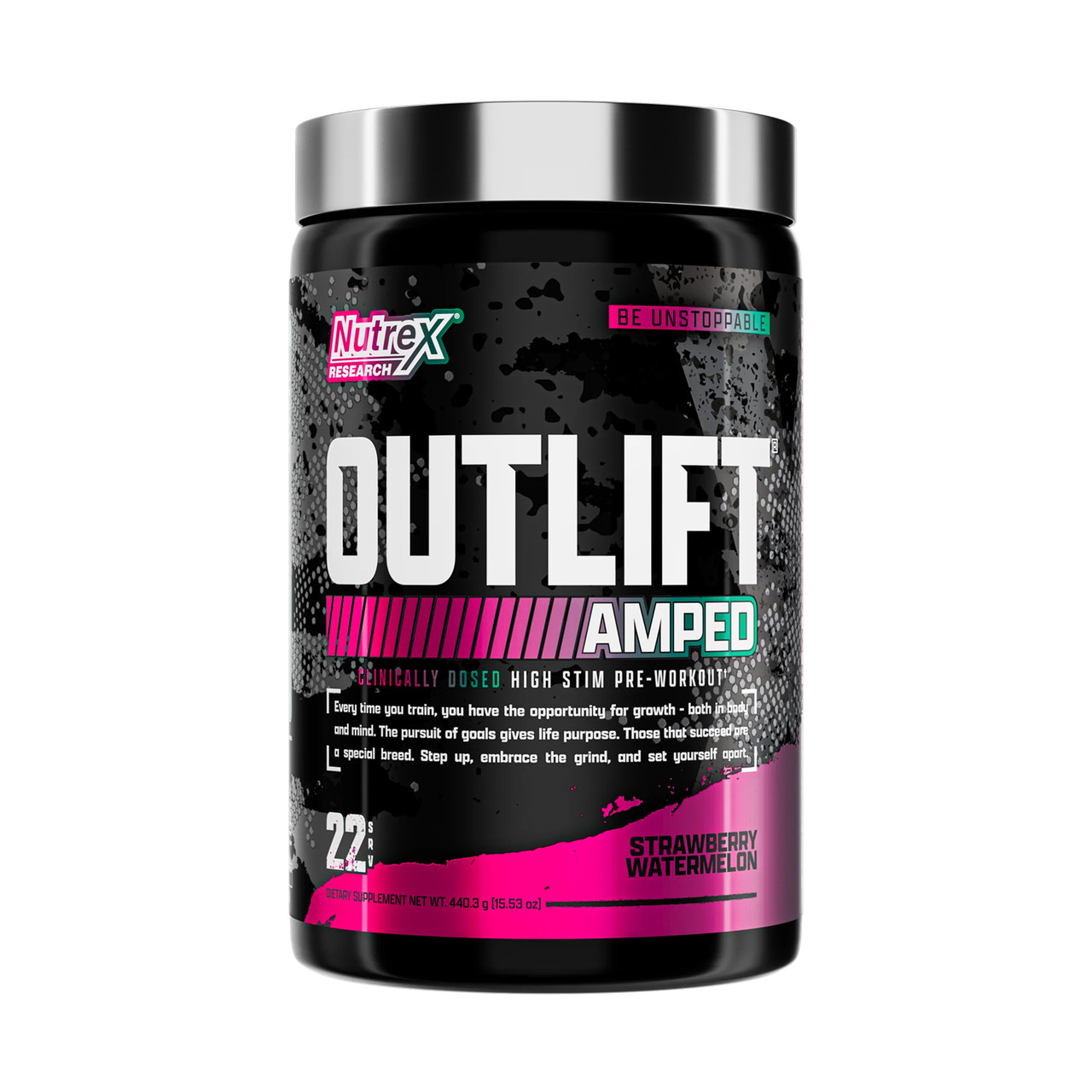 Outlift Amped - 440.3g Strawberry Watermelon, фото 1