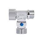 Кран приладовий кульової SD Forte 1/2"х3/4"х1/2" SF186W152015, фото 4