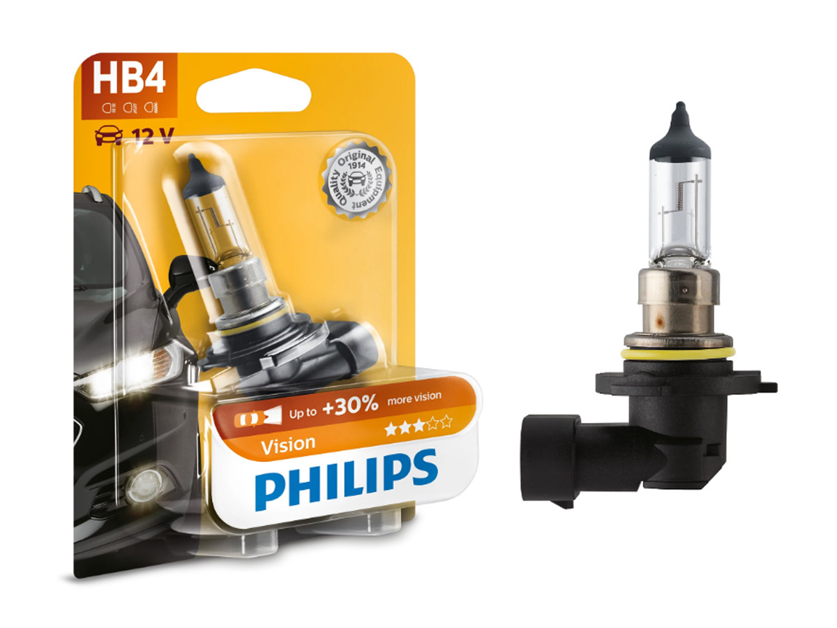 Галогенова лампа PHILIPS 9006PRB1 HB4 55W 12V P22d Premium, фото 1