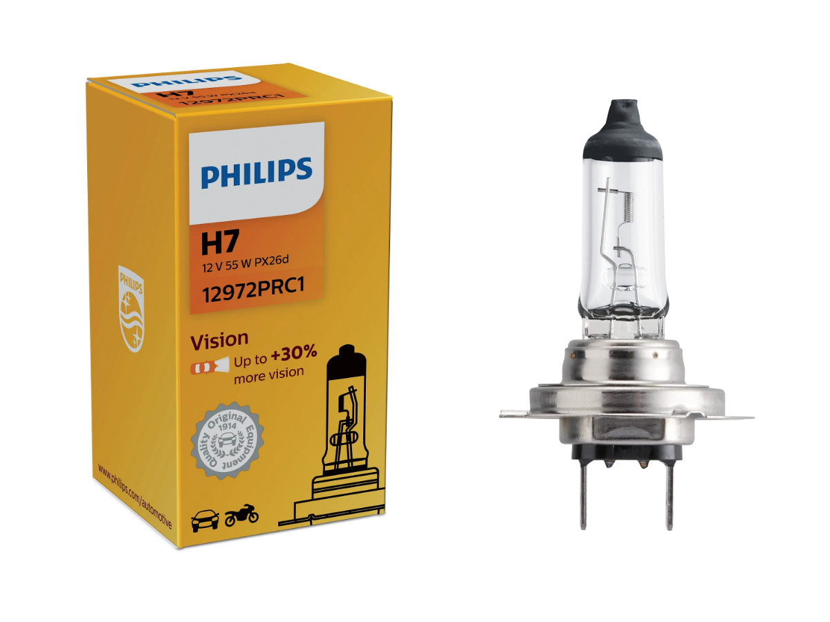 Галогенова лампа PHILIPS 12972PRC1 H7 55W 12V PX26d Premium, фото 1