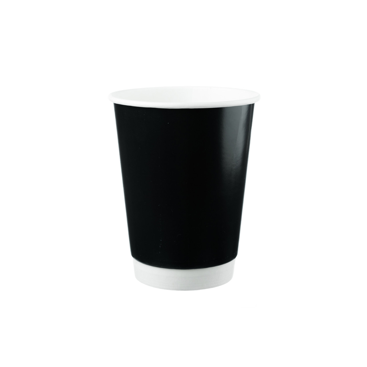 Стакан Двошаровий Чорний “ТС” 400мл (20шт.), 25уп./ящ. (Кр-91)