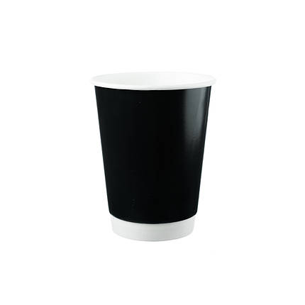 Стакан Двошаровий Чорний “ТС” 400мл (20шт.), 25уп./ящ. (Кр-91), фото 1