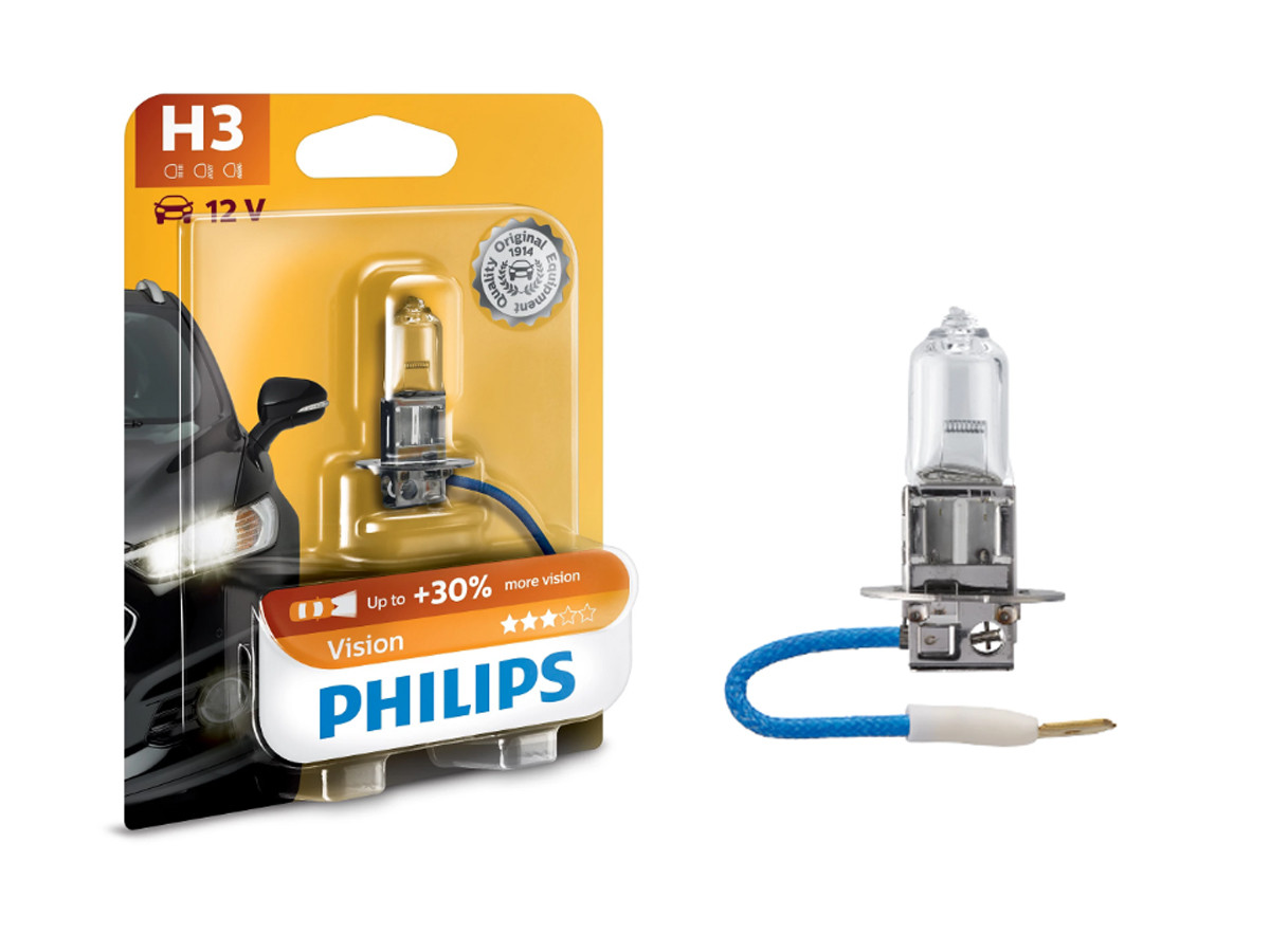 Галогенова лампа PHILIPS 12336PRB1 H3 55W 12V PK22s Premium, фото 1