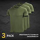 Комплект натільних футболок Condor MILITARY TEE 101277 Large, Чорний, фото 2