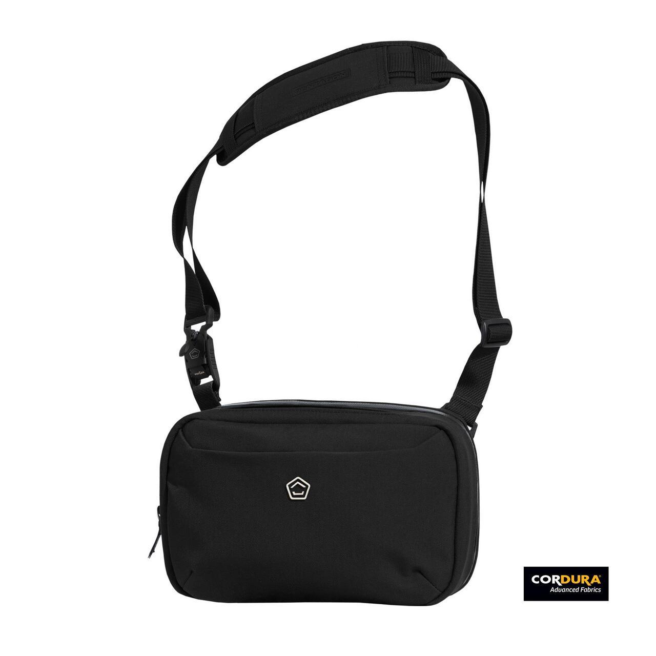Плечова сумка Pentagon CONSUL SLING POUCH K16115 Чорний, фото 1