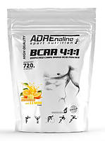 Амінокислоти Adreenaline BCAА 4:1:1 Branched Chain Amino ACID Powder 720 грам Смак : апельсин - лимон