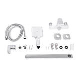 Змішувач для ванни Qtap Presto з довгим поворотним виливом (з душовим гарнітуром) QTPRE2601CRW45578, фото 8