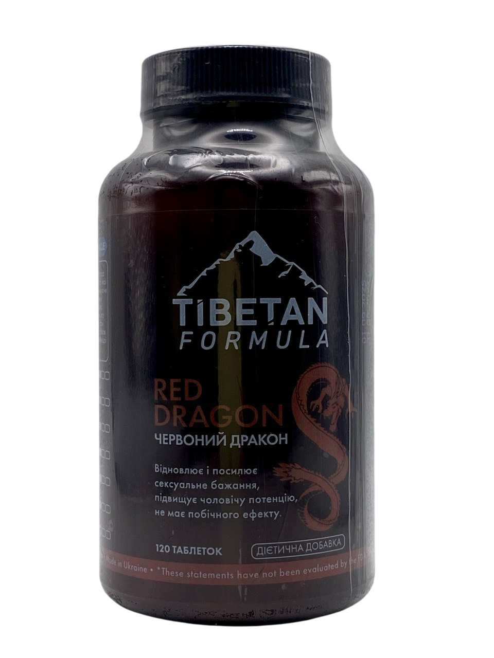 Червоний дракон для чоловічої потенції 120 таблеток Tibetan formula