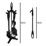 Набір камінних аксесуарів ретро 5в1 KAMINER 25969, фото 3