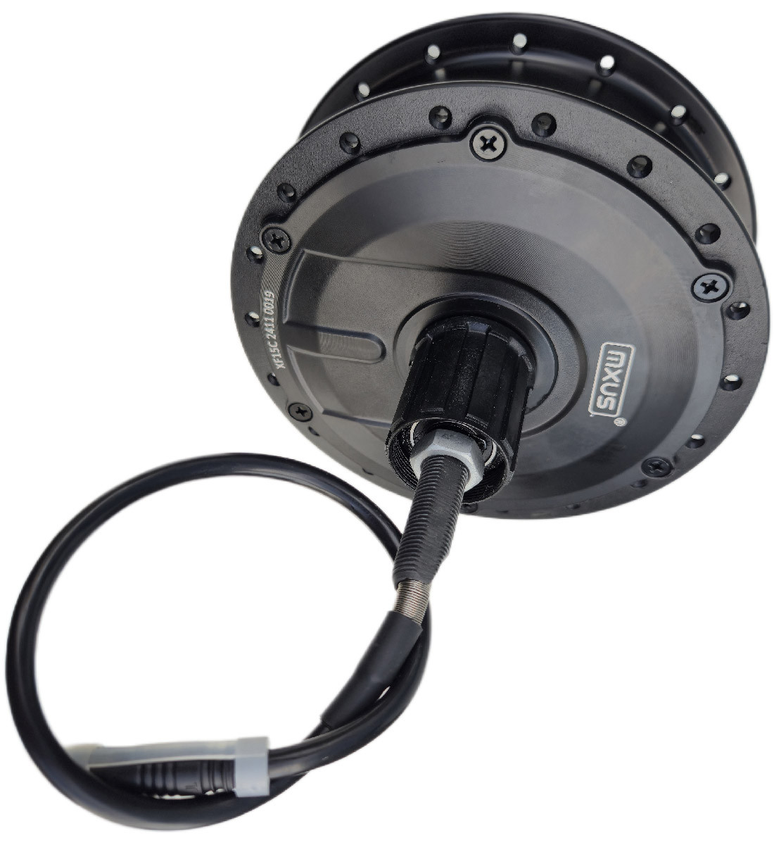 Мотор-колесо заднє MXUS XF15C Cassette редукторне, касета 48V, 500W, фото 1