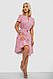 Сукня софт із принтом, колір рожевий, 230R1016, фото 2