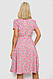 Сукня софт із принтом, колір рожевий, 230R1016, фото 4