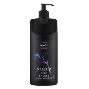 Шампунь-гель Unic Gravity Energy 2 In 1 Shampoo & Shower Gel 1000 мл, фото 1
