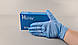 Рукавички Нітрил ГОЛУБЕ (100 шт.) розмір XXL "HOFFEN" (1 пачка), фото 2