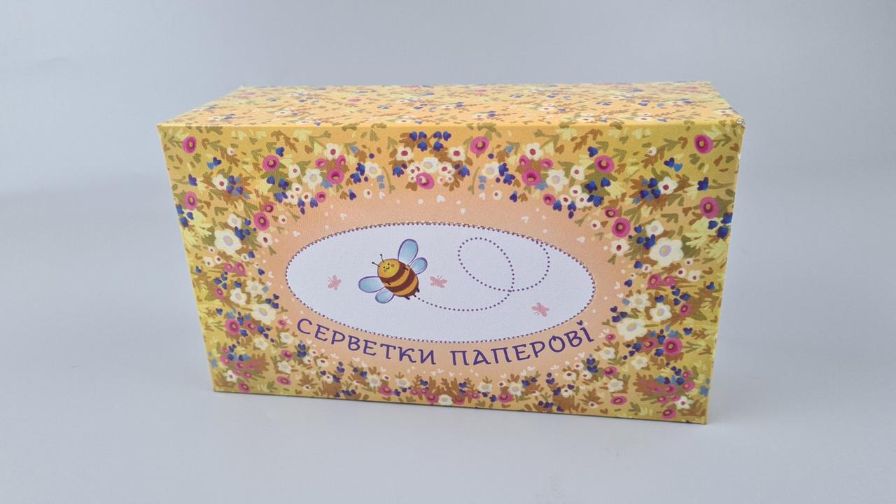 Серветка косметична 160 шт. коробка Харків (1 пачка), фото 1