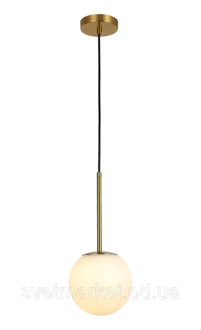 Підвісний світильник на одну лампочку 752103-1(3415) AGD+WH (BRONZE), фото 1