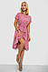 Сукня софт із принтом, колір пудровий, 230R1111, фото 2