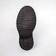 Черевики жіночі шкіра хутро 592693 Чорні, фото 7