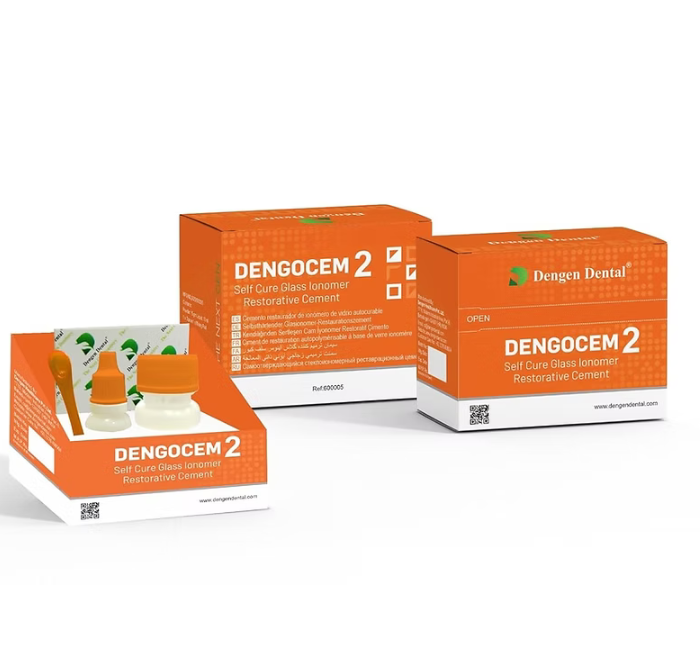 Dengocem 2,набір: 15 г + 10 мл склоіономерний реставраційний цемент (Dengen Dental), фото 1