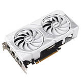 Відеокарта ASUS GeForce RTX 5060 8GB GDDR7 OC DUAL-RTX5060-O8G-WHITE білий, фото 5