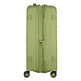 Валіза 2E, Aero, поліпропілен, середня, 63/78 л, TSA, 4 колеса, EXP, оливково-зелений, фото 7