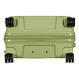 Валіза 2E, Aero, поліпропілен, середня, 63/78 л, TSA, 4 колеса, EXP, оливково-зелений, фото 9