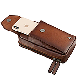 Шкіряна сумка через плече Visconti AT45 Alex (Burnish Tan), фото 7