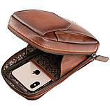 Шкіряна сумка через плече Visconti AT45 Alex (Burnish Tan), фото 8